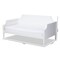 Baxton Studio Mariana White Finished Wood Twin Size Daybed 158-9640 - alternate 4